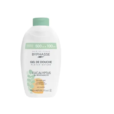 Byphasse gel za tuširanje - eukaliptus i bergamot 600 ml