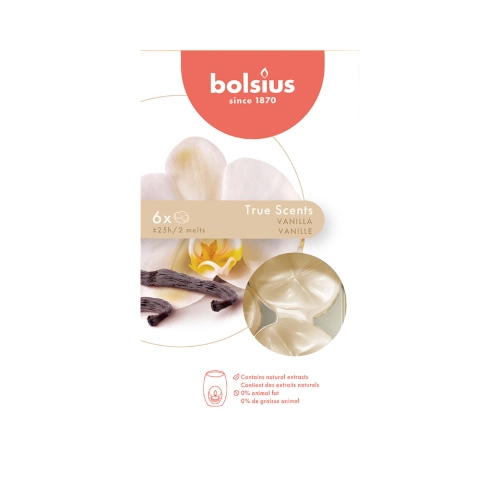 Bolsius vosak - vanila 6/1