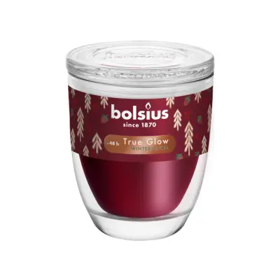 Bolsius mirisna sveća u čaši - Starlight Winter Spices - Burgundy Red -