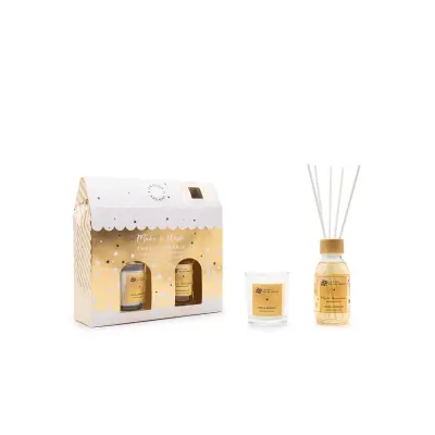 La Casa de los Aromas gold christmas home set